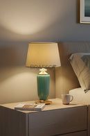 BRC' ceramic Green vase FG (Table Lamp)(Pair)