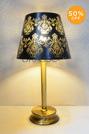 FS`Golden ROD with metal laser cutting shade (50% off )(Table Lamp)(Pair)