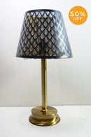 FS`Golden ROD with metal laser cutting shade (50% off )(Table Lamp)(Pair)