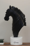 NT' Decor Ceramic Statue Hourse (Sculpture Decor)