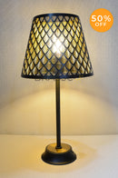 FS`BLACK ROD with metal laser cutting shade (50% off )(Table Lamp)(Pair)