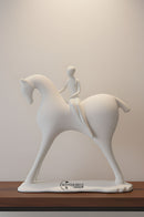 NT' Decor Ceramic Statue Hourse 04 (Sculpture Decor)