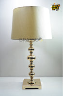 TL BR ` Metal Self SQ Base (Table Lamp)(Pair)