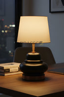 FS' black metal surahi GB(Table Lamp)(Pair)