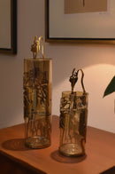 NT' Decor metal Candle stand Set (Interior Decor)(Glass)