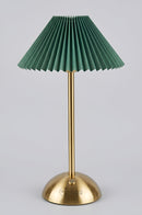 
Elegant LED touch sensor bedside lamp with contemporary gold finish