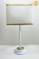 Contemporary white lamps for interior decoration.