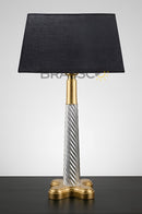 Handmade wooden lamp with stylish design for warm home lighting